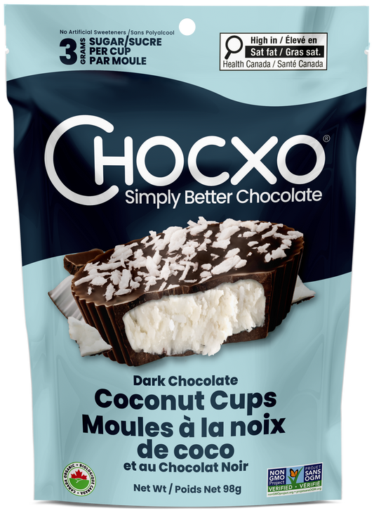 Dark Chocolate Coconut Cups
