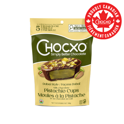 Milk Chocolate Dubai Style Pistachio Cups