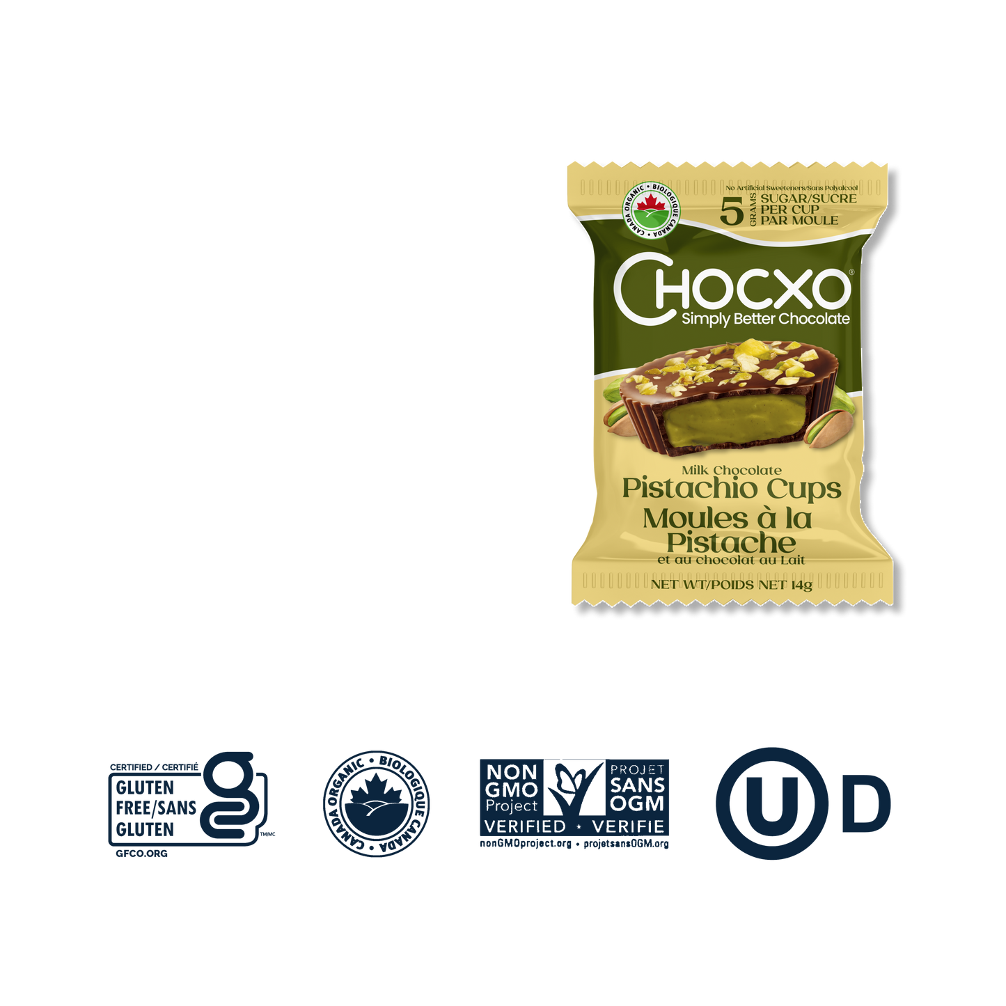 Milk Chocolate Dubai Style Pistachio Cups