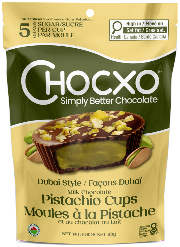 Milk Chocolate Dubai Style Pistachio Cups