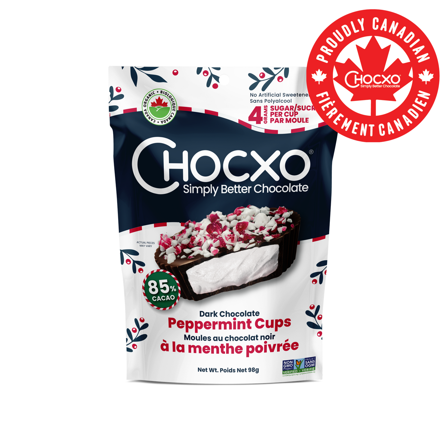 Dark Chocolate Peppermint Cups