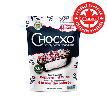 Dark Chocolate Peppermint Cups