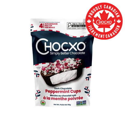 Dark Chocolate Peppermint Cups - front of bag