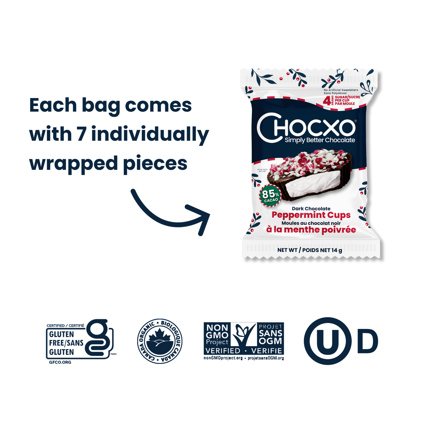 Dark Chocolate Peppermint Cups