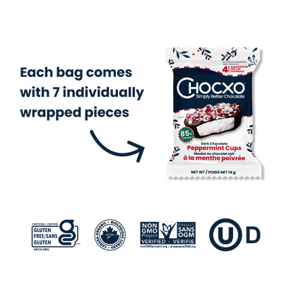 Dark Chocolate Peppermint Cups