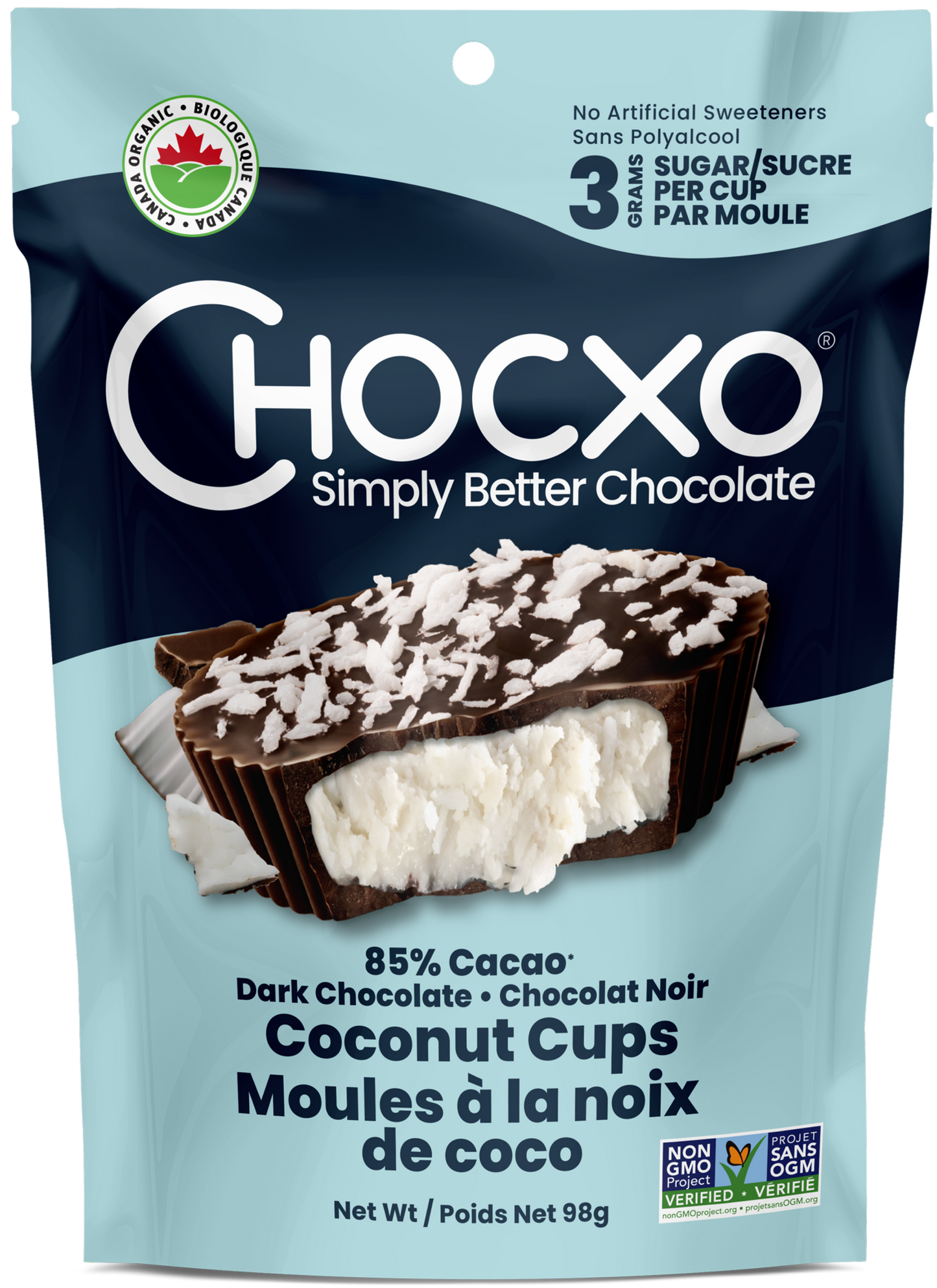 Dark Chocolate Coconut Cups